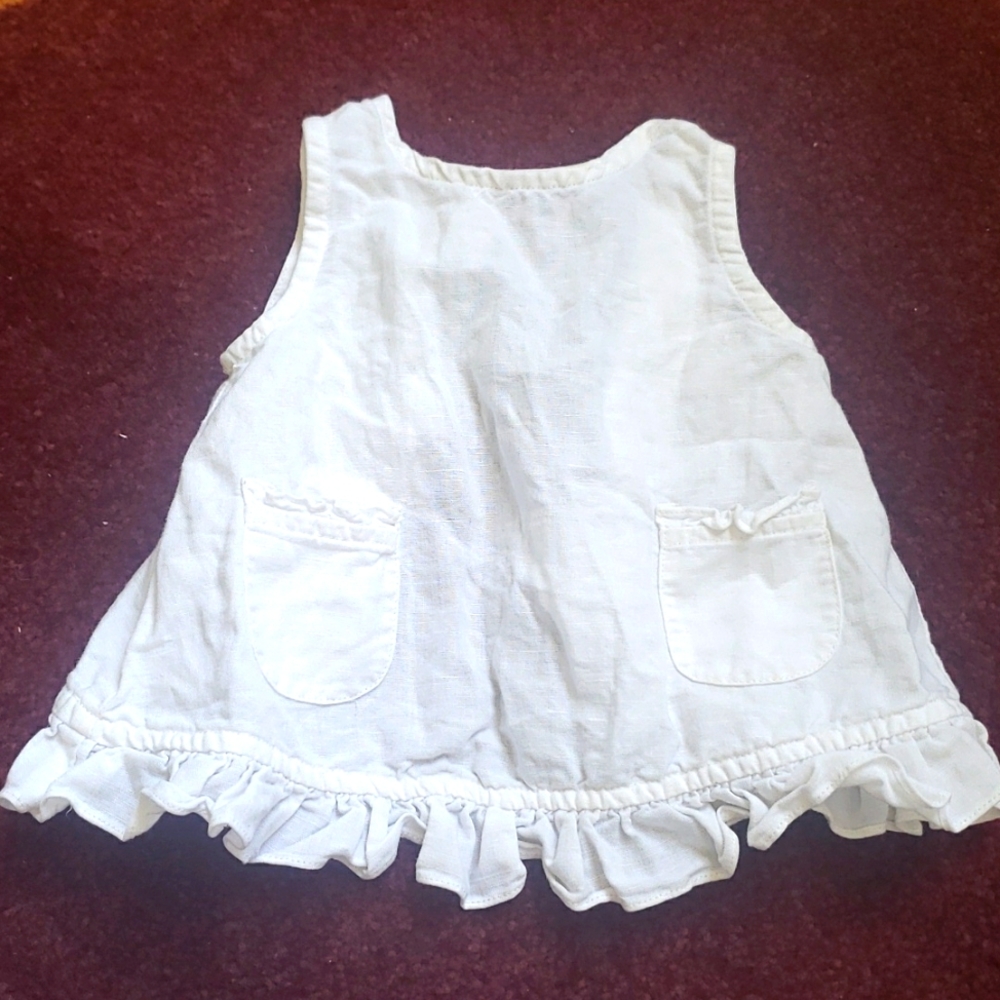 Baby GAP girl back-button summer shirt